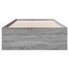 vidaXL Bed Frame without Mattress Grey Sonoma 100x200 cm Engineered Wood