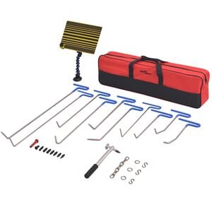 vidaXL 28 Piece Paintless Dent Repair Set Stainless Steel