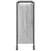 vidaXL Kitchen Trolley Grey Sonoma 70x30x82 cm Engineered Wood