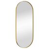 vidaXL Wall-mounted Mirror Gold 25x60 cm Oval