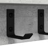 vidaXL Wall-Mounted Coat Rack Concrete Grey 60 x 10.5 x 10.5 cm