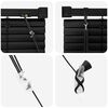 vidaXL Venetian Blind Manual Adjustable Black 150 x 50 cm PVC
