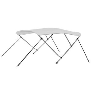 vidaXL 3 Bow Bimini Top White 183x140x137 cm