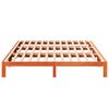 vidaXL Family Bed Frame No Mattress Wax Brown 240x200 cm Solid Wood Pine