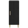 vidaXL Sideboard Black Oak 34.5 x 34 x 90 cm Engineered Wood