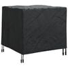vidaXL Furniture Cover Plain Black 74 x 74 x 60 cm 600D Oxford Fabric