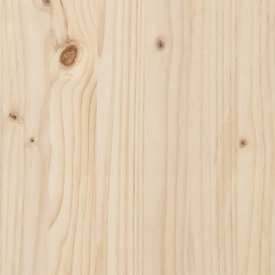 vidaXL Garden Footstool 62x31.5x52 cm Solid Wood Pine