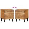 vidaXL Bedside Cabinet 40x33x46 cm Solid Wood Acacia