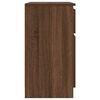 vidaXL Sideboard with Drawer Brown Oak 71x35x65 cm Engineered Wood