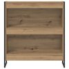 vidaXL Book Cabinet Artisian Oak 80 x 30 x 86.5 cm Engineered Wood