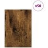 vidaXL Decor Panels 50 pcs Smoked Oak 21 x 30 x 0.27 cm