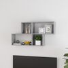 vidaXL Wall Shelf Concrete Grey 100x18x53 cm Engineered Wood