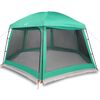 vidaXL Pool Tent with Removable Fly & Mesh Walls Sea Green 512x458 cm
