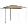 vidaXL Gazebo 3x4x2.6 m Taupe 160 g/m&sup2;