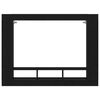 vidaXL TV Cabinet Black oak 152 x 22 x 113 cm Engineered wood