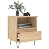 vidaXL Bedside Cabinet Sonoma Oak 40x35x50 cm Engineered Wood