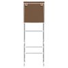vidaXL 2-Tier Storage Rack over Toilet Brown 56x30x170 cm Iron