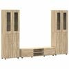 vidaXL TV Cabinet Set FLORIN 3 pcs Sonoma Oak Engineered Wood