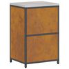 vidaXL Kitchen Storage with Shelf Rusty 60 x 50 x 92 cm Steel