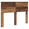 vidaXL Bed Frame with Headboard Old Wood 120 x 200 cm Engineered wood