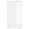 vidaXL Sideboard High Gloss White 80.5 x 35 x 59 cm Engineered Wood