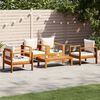 vidaXL 5 Piece Garden Sofa Set with Cushions Solid Wood Acacia
