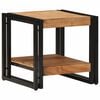 vidaXL Coffee Table Brown 40 x 40 x 38 cm Solid Acacia Wood