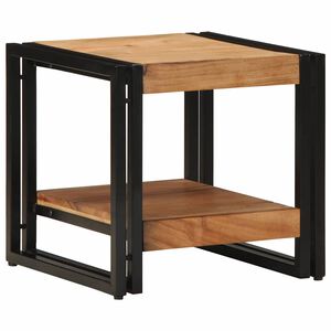 vidaXL Coffee Table Brown 40 x 40 x 38 cm Solid Acacia Wood