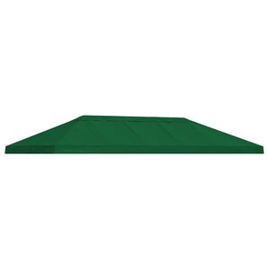 vidaXL Gazebo Canopy Cover 6 x 3 m Green Polyester 190