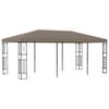 vidaXL Gazebo | Taupe | Fabric (100% polyester), steel | 6x3 m | Durable