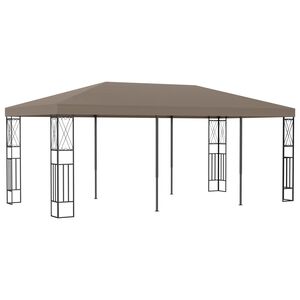 vidaXL Gazebo | Taupe | Fabric (100% polyester), steel | 6x3 m | Durable