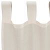vidaXL Voile Curtains with Tab Top 2 pcs Cream