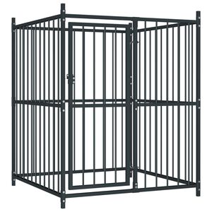 vidaXL Outdoor Dog Kennel 120x120x150 cm