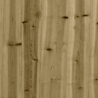 vidaXL Garden Sofa Armless Impregnated Wood Pine