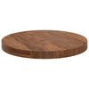 vidaXL Table Top Light Brown &Oslash; 50 x 4 cm Solid Oak Wood