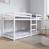 vidaXL Bunk Bed without Mattress White 90x200 cm Solid Wood Pine
