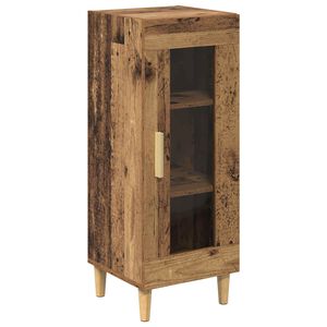 vidaXL Sideboard Old Wood 34.5 x 32.5 x 90 cm Engineered Wood