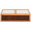vidaXL Greenhouse 120x80x45 cm Solid Pinewood and Willow
