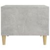 vidaXL Coffee Table Concrete Grey 50x50x40 cm Engineered Wood
