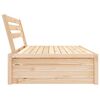 vidaXL Garden Middle Sofa 120x80 cm Solid Wood Pine
