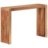 vidaXL Console Table 110x30x76 cm Solid Wood Acacia