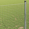 vidaXL Welded Wire Fence Silver 0.8 x 25 m