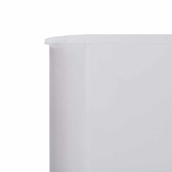 vidaXL 9-panel Wind Screen Fabric 1200x160 cm Sand White