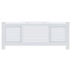 vidaXL MDF Radiator Cover White 205 cm