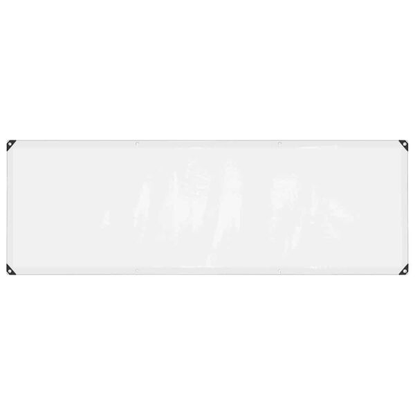 vidaXL Clear Tarpaulin with Eyelets 1x3 m Polyethylene