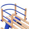 vidaXL Foldable Sledge with Backrest 110 cm Plywood