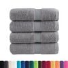 vidaXL Premium Guest Towels "SOLUND" 4 pcs Grey 30x50 cm 600 gsm