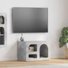 vidaXL TV Cabinet Concrete Grey 60 x 35 x 40 cm Engineered Wood