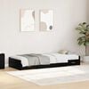 vidaXL Bed Frame with Headboard Black Oak 80 x 200 cm Engineered Wood