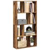 vidaXL Bookcase Old Wood 60x20x120.5 cm Engineered Wood